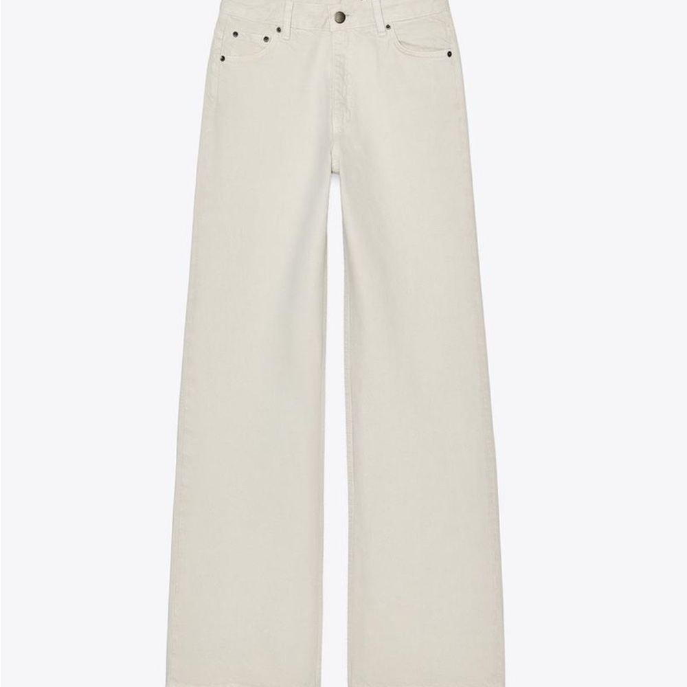 Zara MID-RISE WIDE LEG JEANS ZW COLLECTION size 4/26